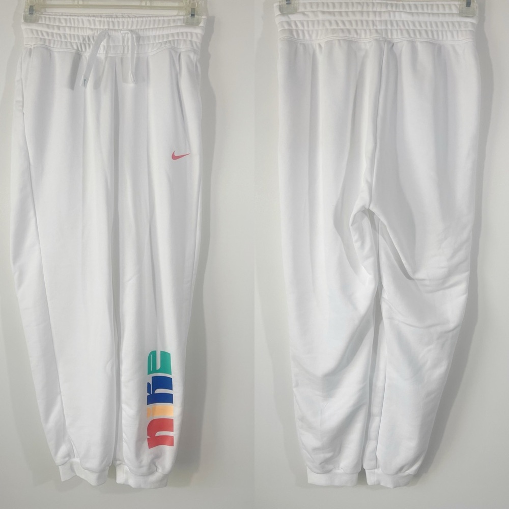 Nike Optimism White Sweatpants Size Small - Picture 2 of 11